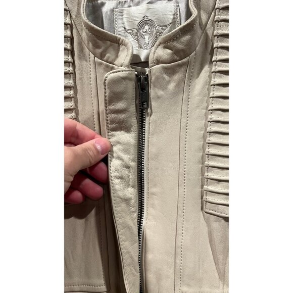 BURNING TORCH LEATHER JACKET BNWT - Picture 4 of 14